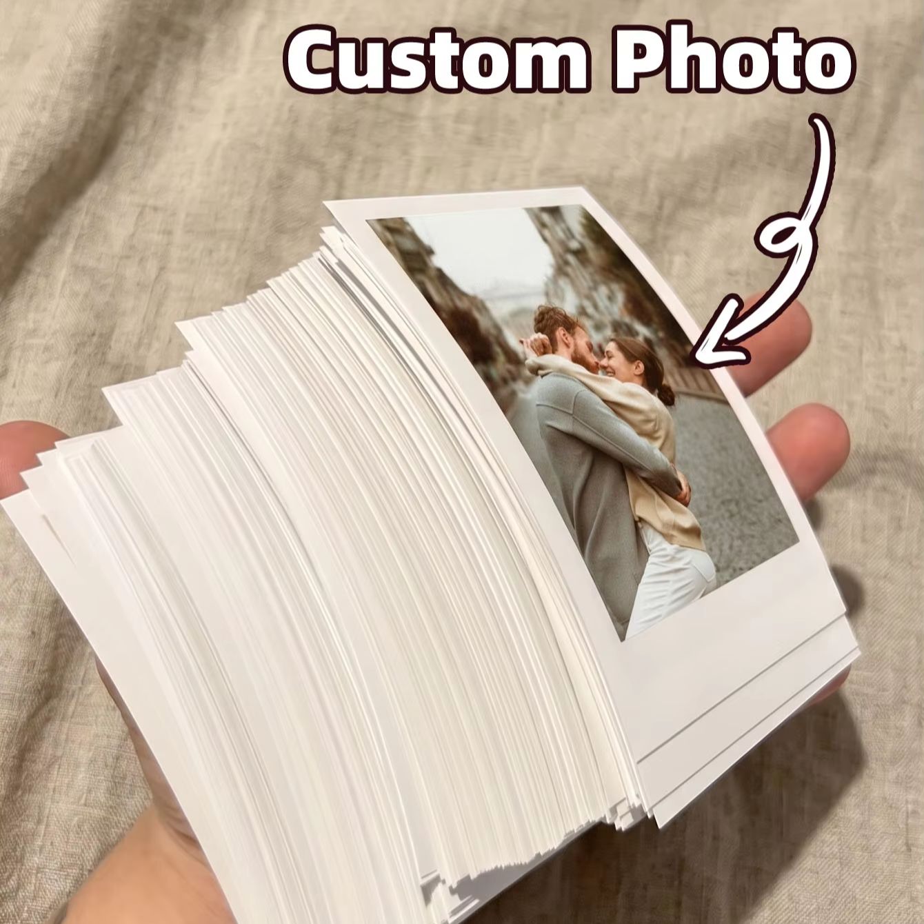 Custom Photo Book - 1/3/5枚のカスタム写真プリント、アルバムの整理、DIYプロジェクト、部屋の装飾のためのパーソナライズされた思い出の写真ギフト