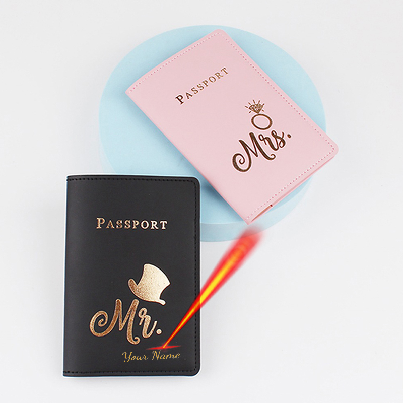 パーソナライズされた名前のpuレザーパスポートカバー、パスポ - Personalized Name Box のレビューと価格