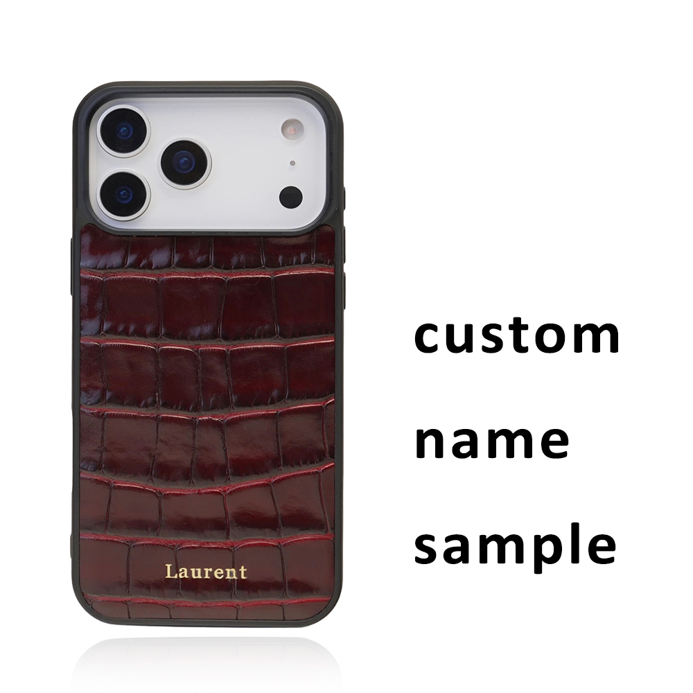 カスタムネーム入りパーソナライズドクロコダイル柄イタリアンレ - Personalized Name Box のレビューと価格